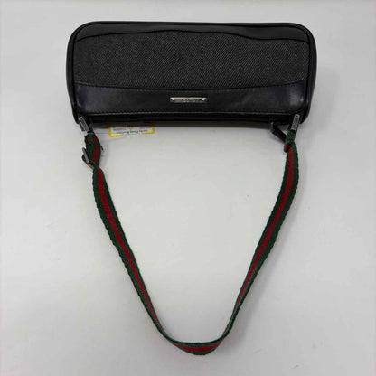 Pre-Owned Gucci Black Denim Designer Handbag