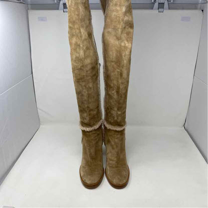 Pre-Owned Shoe Size 9.5 Giavvanto Rossi Taupe Boots