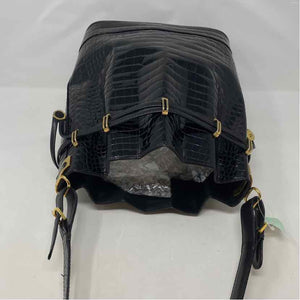 Pre-Owned Boutique Black Leather Handbag