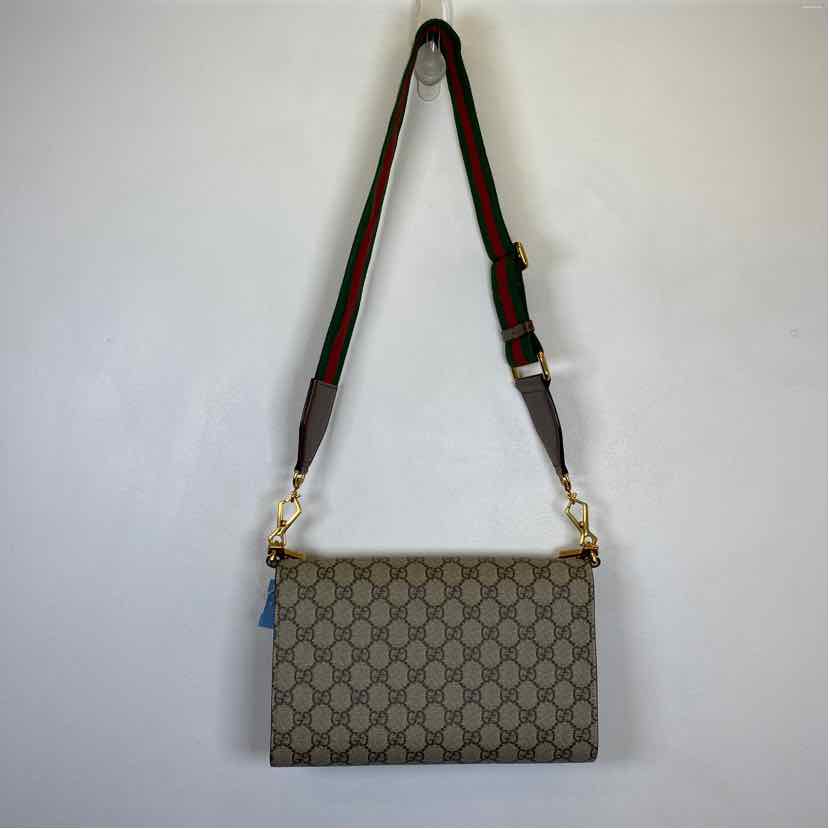Pre-Owned Gucci Monogram Canvas Designer Handbag