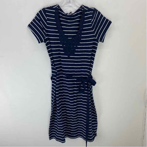 Pre-Owned Size S Tommy Hilfiger Navy W/ White Casual Dress