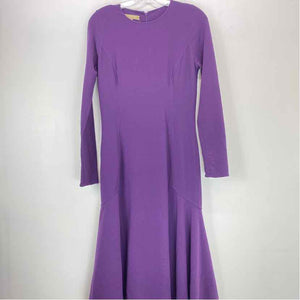 Pre-Owned Size 10/L Michael Kors Collection Purple Casual Dress