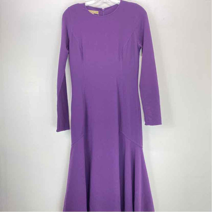 Pre-Owned Size 10/L Michael Kors Collection Purple Casual Dress