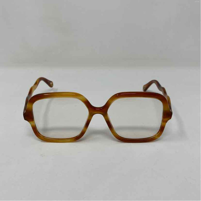 Pre-Owned Chloe Brown Plastic Designer Sunglasses