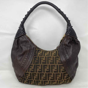 Pre-Owned Fendi Monogram Canvas Designer Handbag