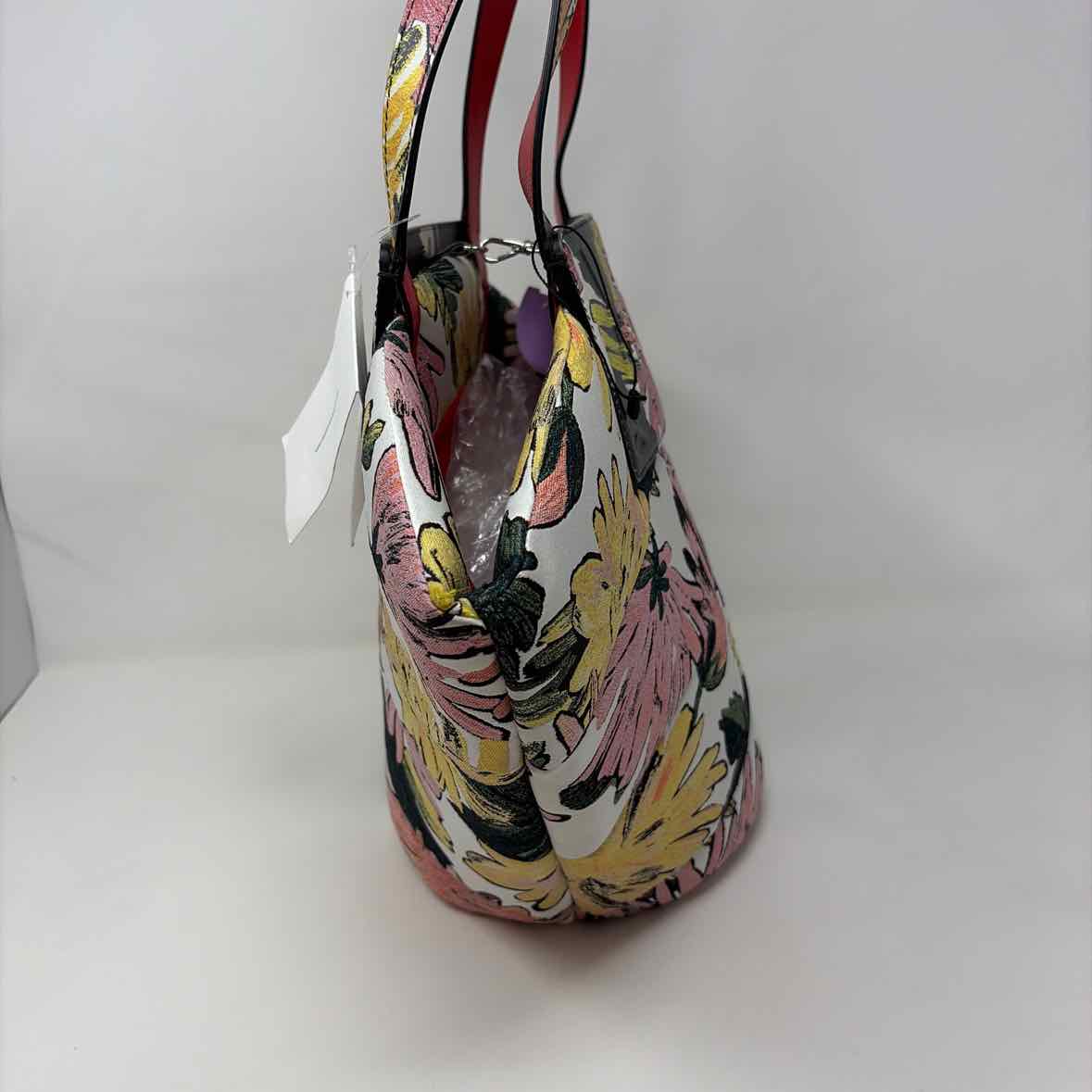 Pre-Owned Christian Louboutin Floral Canvas Designer Handbag