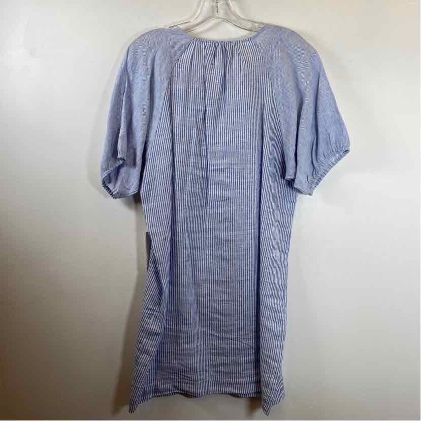 Pre-Owned Size S Fifteen-Twenty blue stripe Casual Dress
