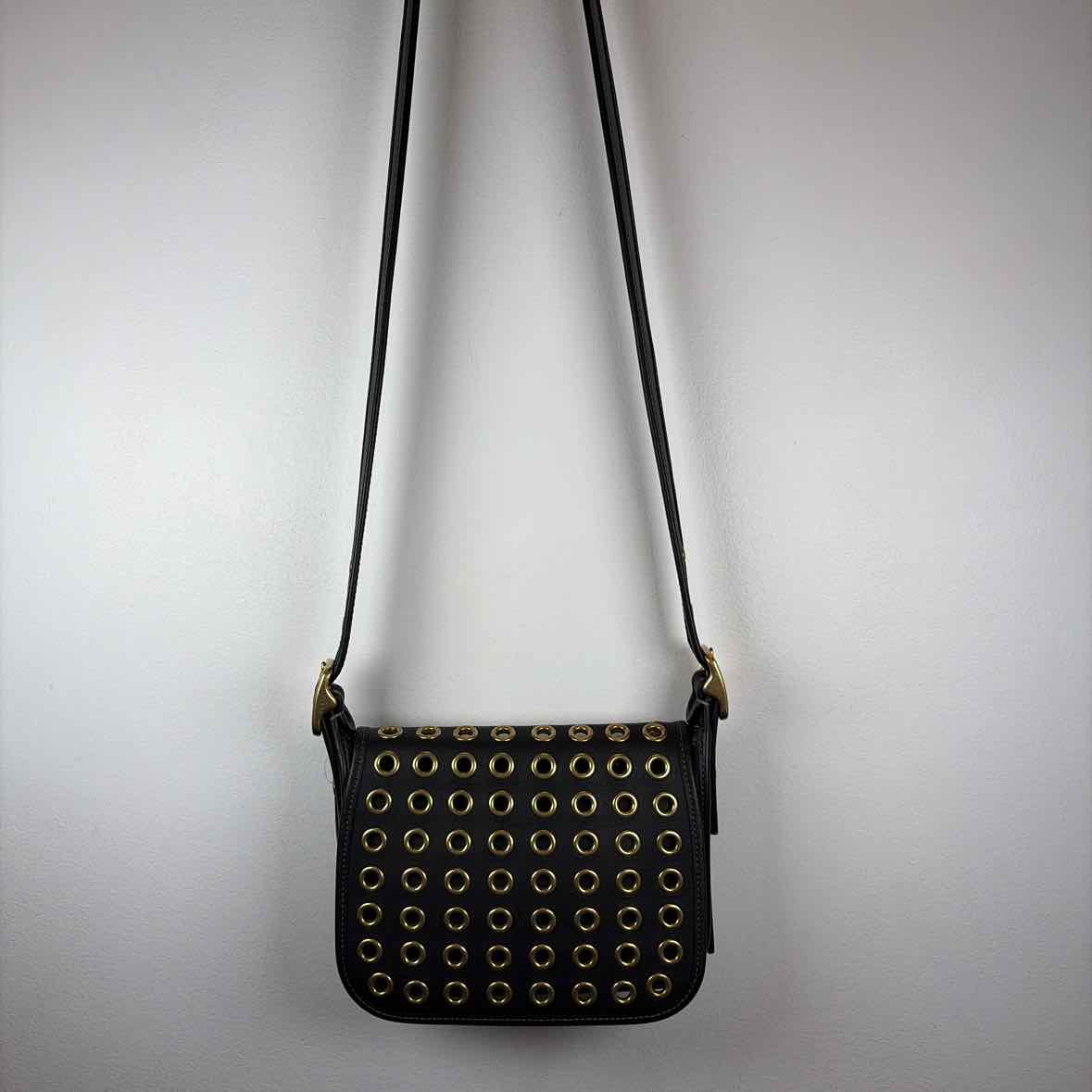 Pre-Owned Coach Black Leather Handbag
