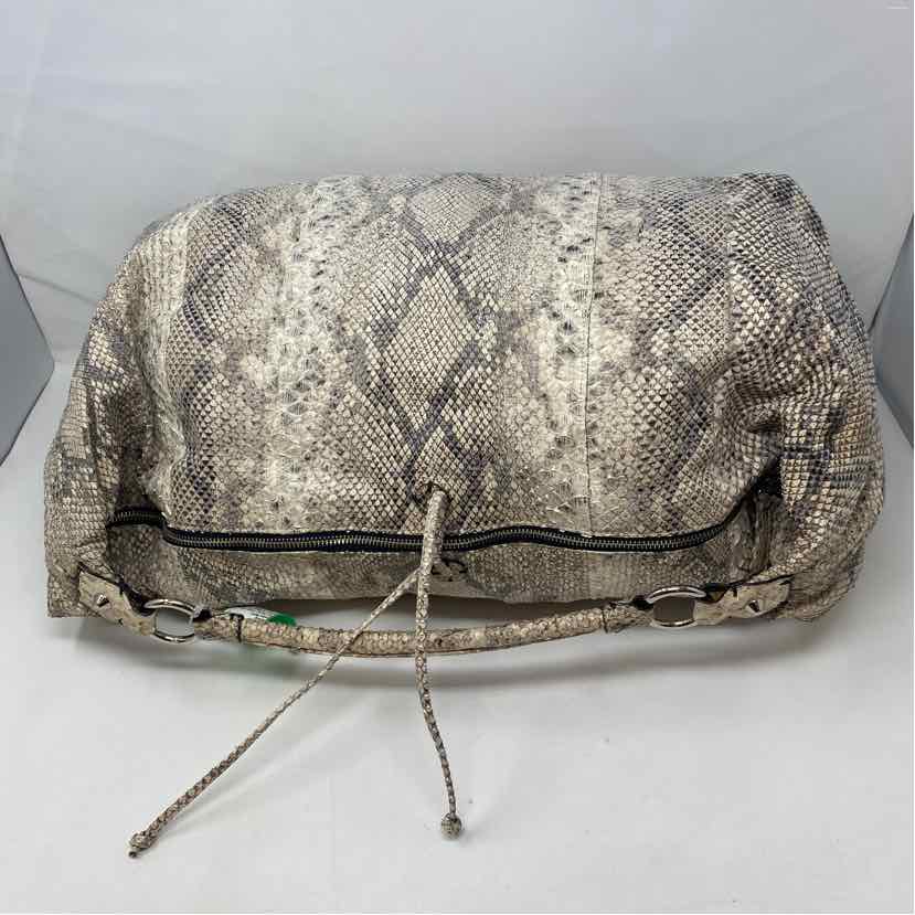 Pre-Owned Carlos Falchi Snake Print Python Handbag