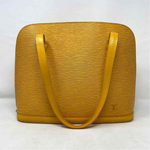 Pre-Owned Louis Vuitton Yellow Leather Designer Handbag