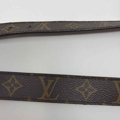Pre-Owned Louis Vuitton Brown Leather Designer Belt