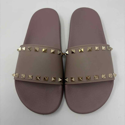 Pre-Owned Shoe Size 9.5 Valentino Taupe Designer Shoes