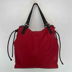 Pre-Owned Burberry Red Nylon Designer Handbag