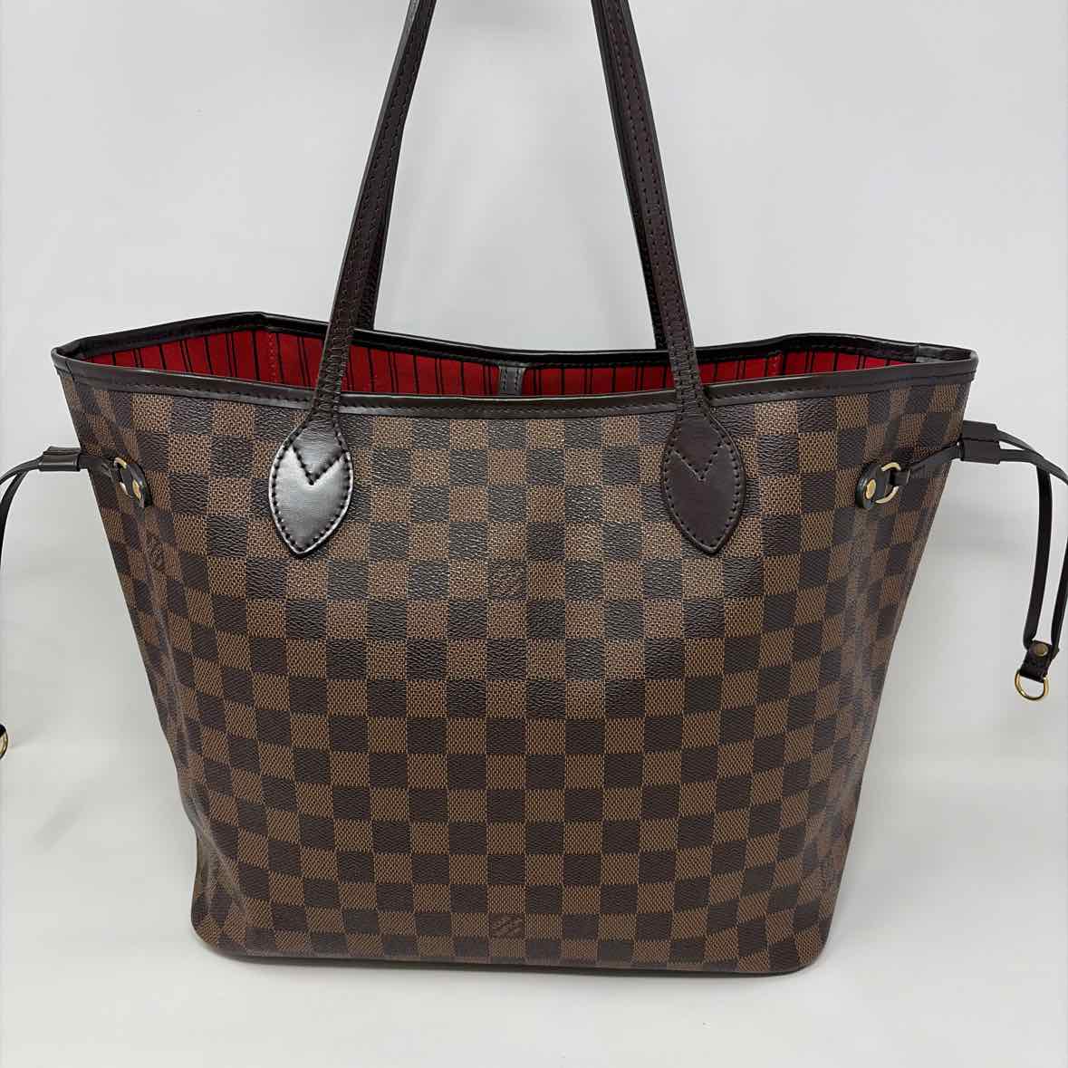 Pre-Owned Louis Vuitton Damier Eben Canvas Designer Handbag