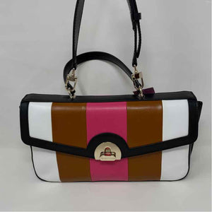 Pre-Owned Trina Turk Black Stripe faux leather Handbag