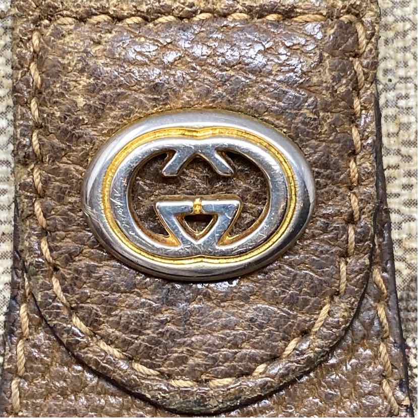 Pre-Owned Gucci Monogram Canvas Designer Handbag