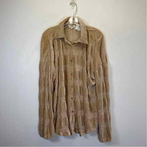 Pre-Owned Size L um gee Taupe Top