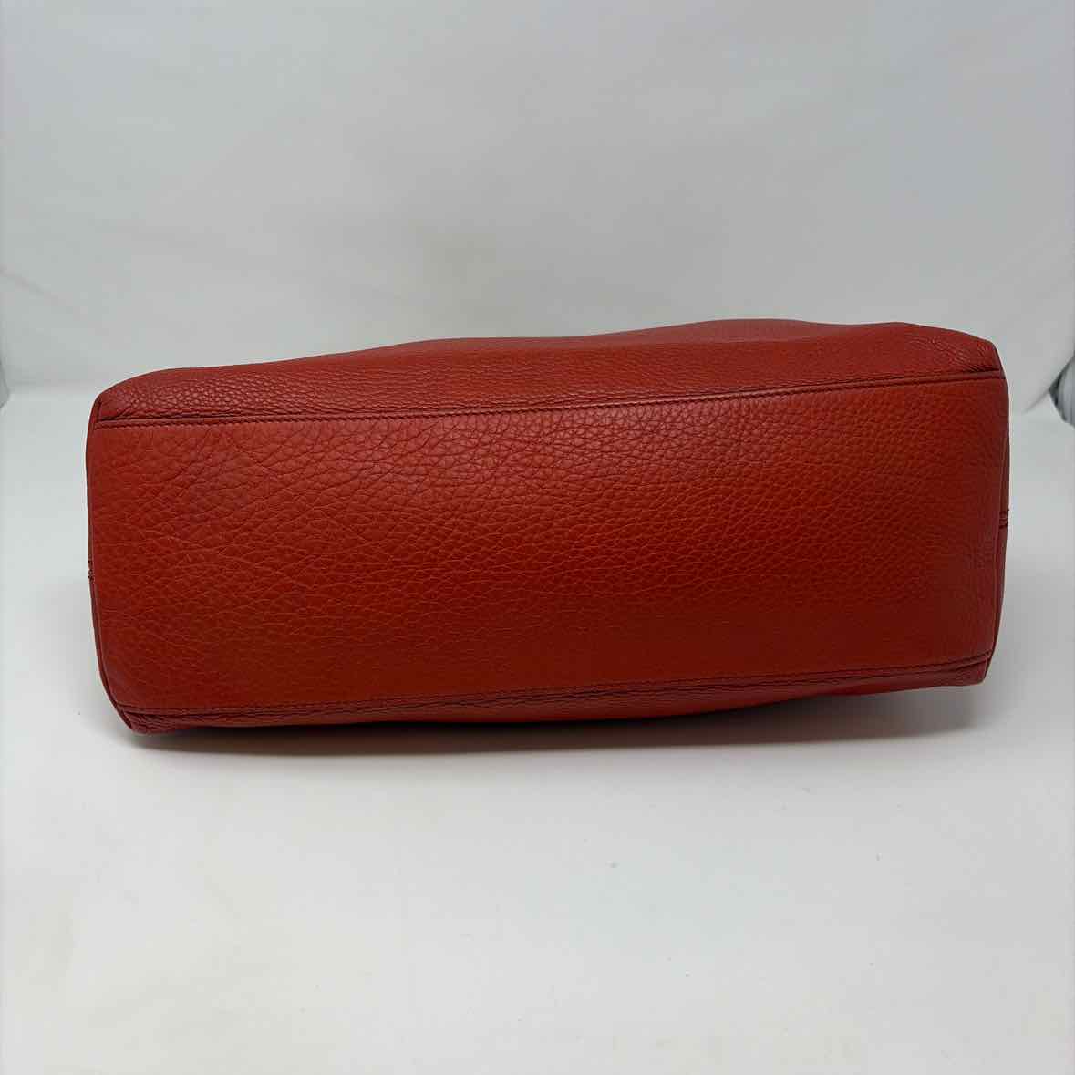 Pre-Owned Gucci Orange Leather Designer Handbag