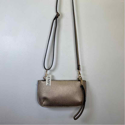 Boutique Gold faux leather Handbag