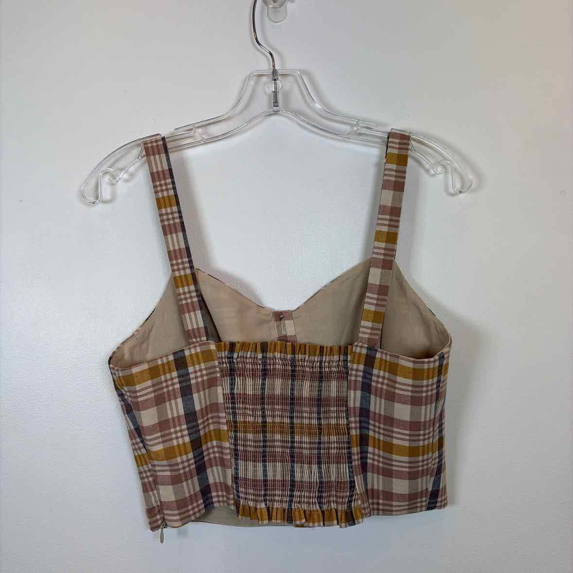Pre-Owned Size L ZARA Yellow Multi Top