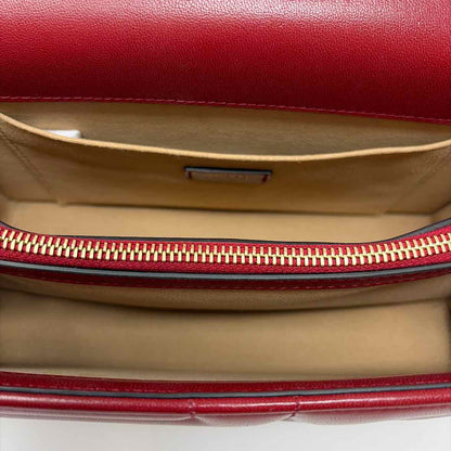 Pre-Owned Jimmy Choo Red Leather Designer Handbag