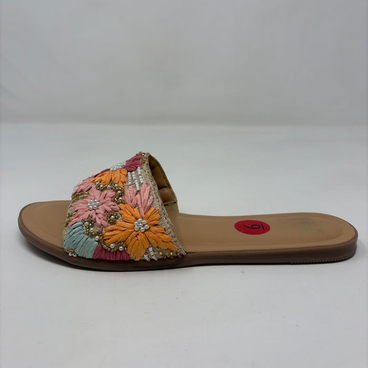 Pre-Owned Shoe Size 6 Haute Hippie Pink Multi Sandals