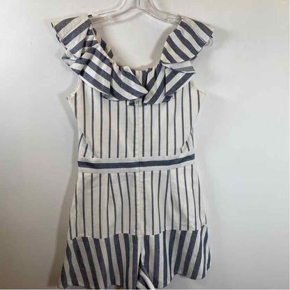 Pre-Owned Size S Alexie White Stripe Romper