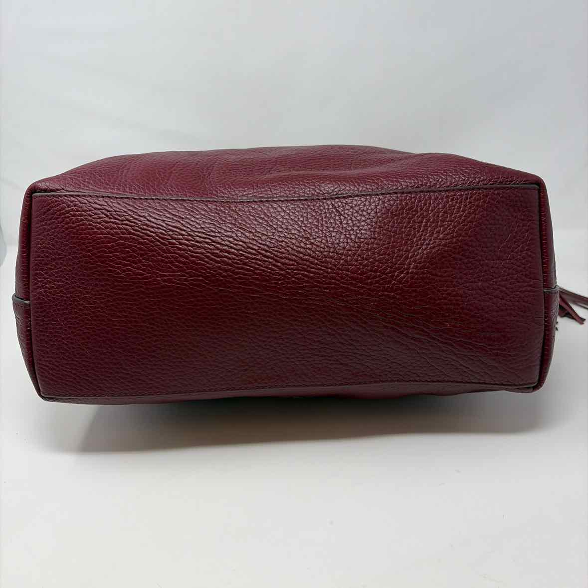 Pre-Owned Tory Burch Burgundy Leather Handbag
