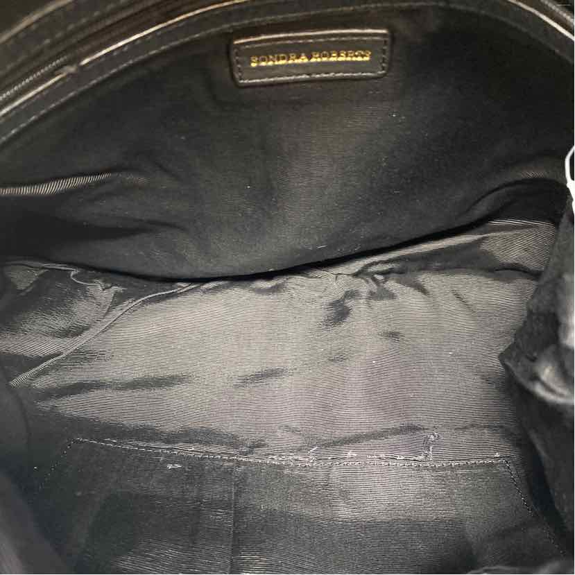 Pre-Owned Sondra Roberts Black Leather Handbag