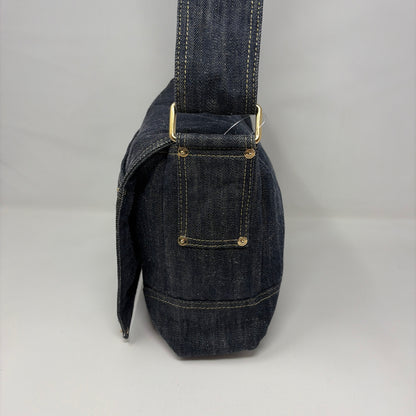 Pre-Owned Chanel Denim Denim Designer Handbag