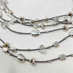 Pre-Owned Gillian Julius Silver Chains Necklace