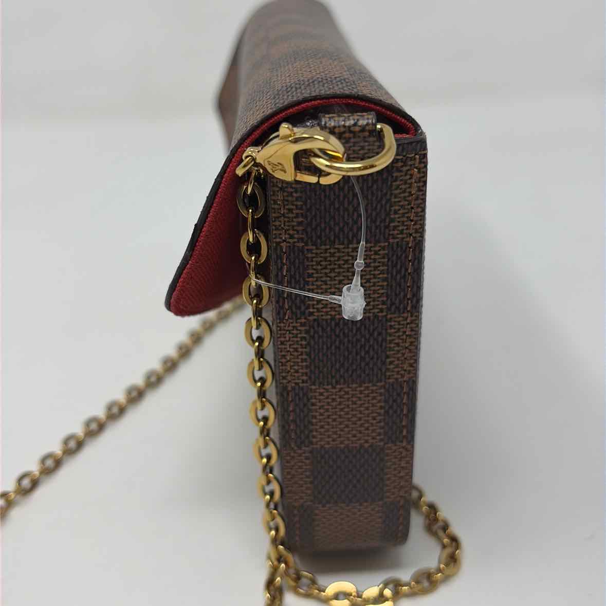 Pre-Owned Louis Vuitton Damier Eben Canvas Designer Handbag