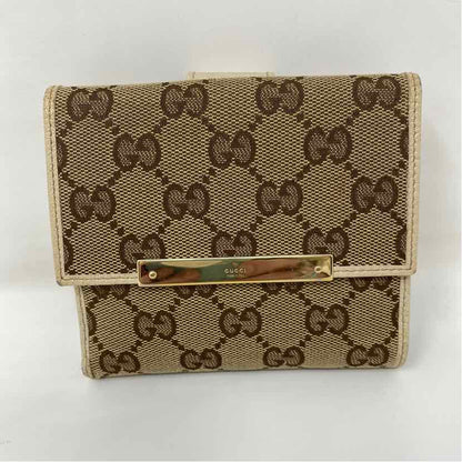 Pre-Owned Gucci Monogram Canvas Designer Wallet