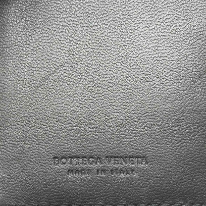 Pre-Owned Bottega Veneta Black Leather Designer Wallet