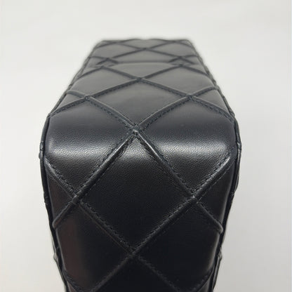 Pre-Owned Chanel Black Leather Designer Handbag