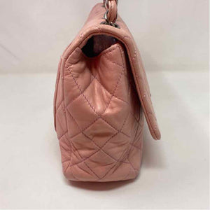 Pre-Owned Chanel Pink Lambskin Designer Handbag