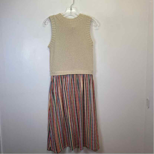 Pre-Owned Size S ZARA Tan Multi Casual Dress