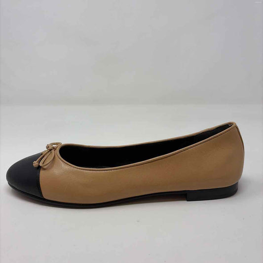 Pre-Owned Shoe Size 9 Tory Burch Tan Flats
