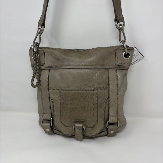 Pre-Owned The Sak Taupe Leather Handbag
