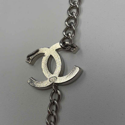 Pre-Owned Chanel Silver Chains Designer Belt