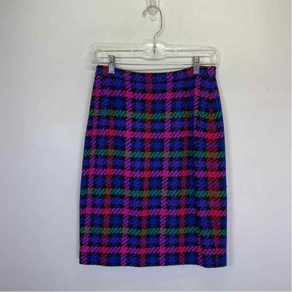 Pre-Owned Size XS Escada Plaid Skirt