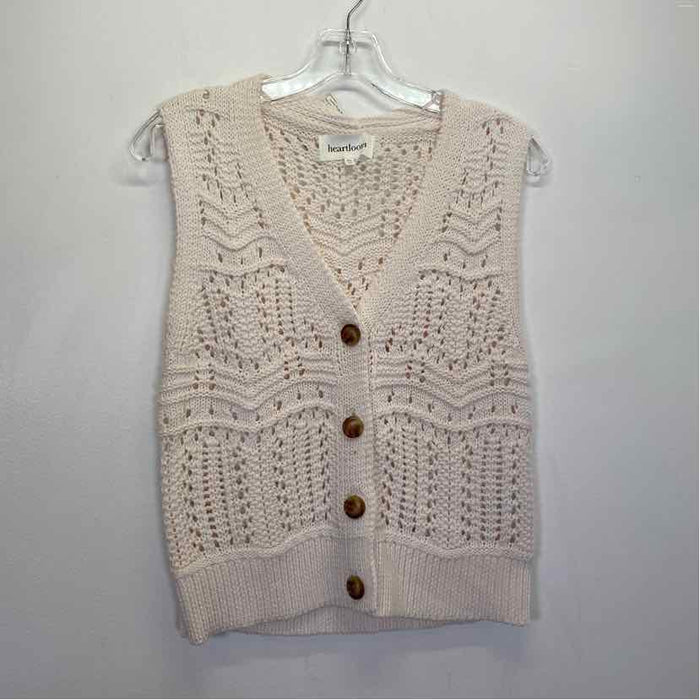 Pre-Owned Size XS Heartloom White Sweater