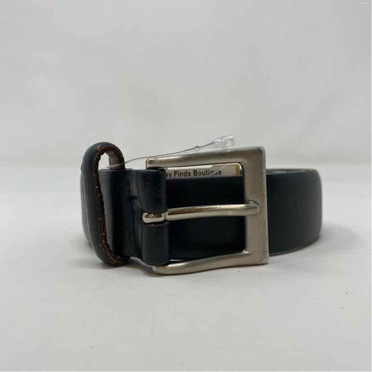 Pre-Owned YSL Black Leather Designer Belt
