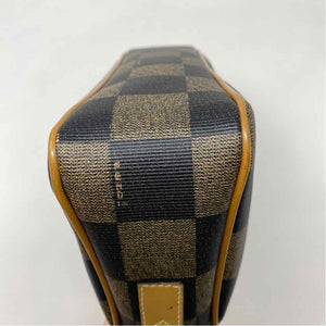 Pre-Owned Fendi Check Canvas Designer Handbag
