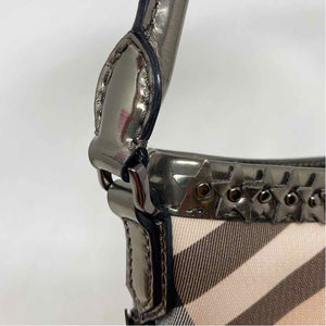 Pre-Owned Burberry Plaid Canvas Designer Handbag