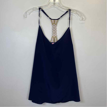 Pre-Owned Size XL Lilly Pulitzer Navy Top