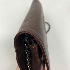 Pre-Owned Chanel Brown Leather Designer Handbag