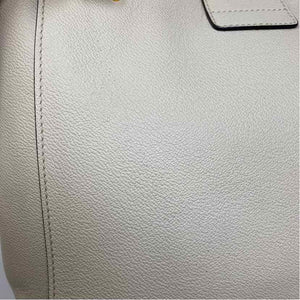 Pre-Owned Burberry White Leather Designer Handbag