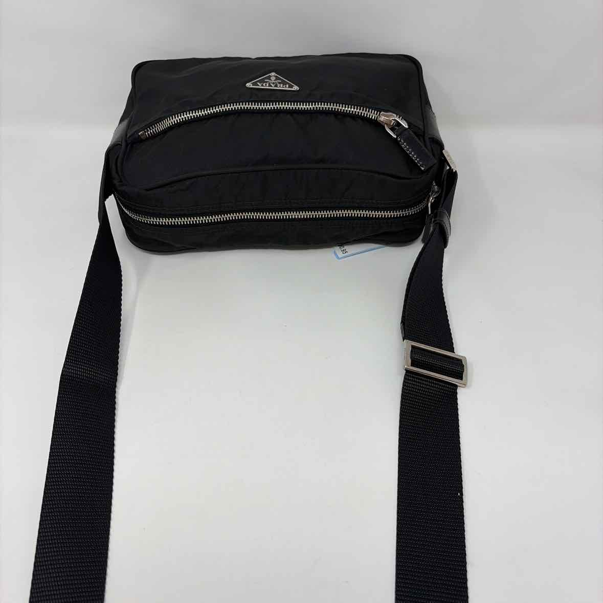 Pre-Owned Prada Black Nylon Designer Handbag