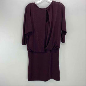 Pre-Owned Size S White House Black Market Burgundy Casual Dress